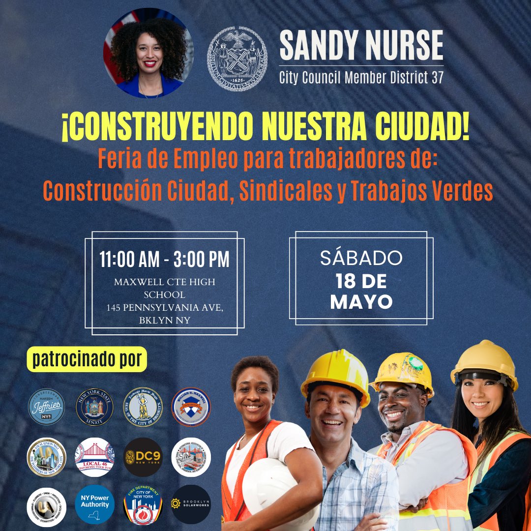 We're proud to be a sponsor for @CMSandyNurse’s upcoming job fair!  📅 Saturday, May 18 ⏰ 11 AM - 3 PM 📍 Maxwell CTE High School, 145 Pennsylvania Ave