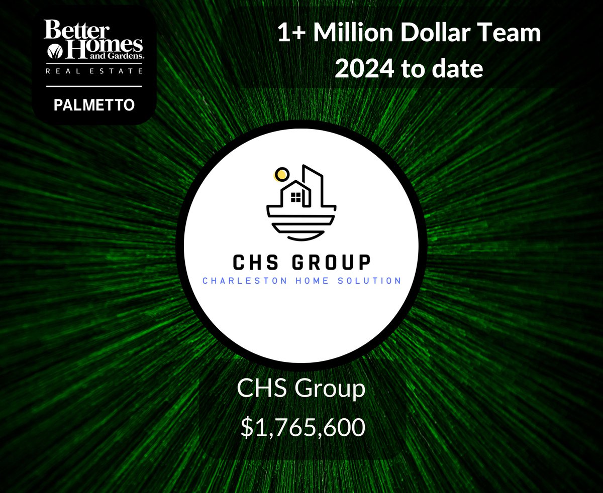 Congratulations to all the CHS Group for closing over $1 million in sales in 2024! #sellyourhome #charleston #forsalecharleston #betterhomesandgardens #bhgre #betterhomesandgardensrealestate
#design #charlestonrealtor #realestateagent #realtor #realestate #realestateagent #bhg...