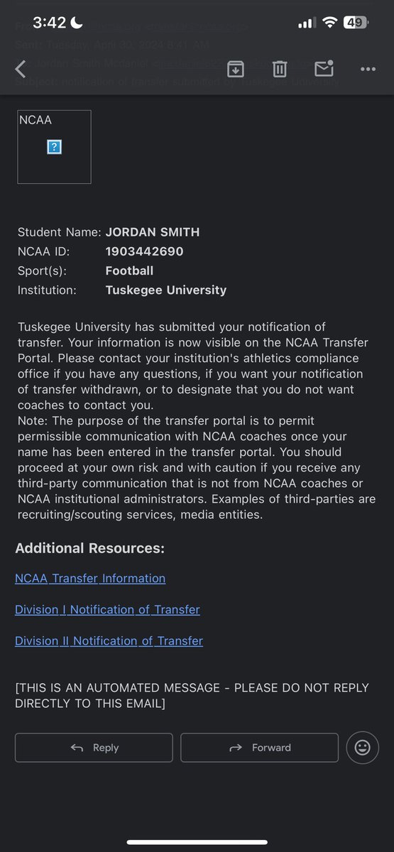 Officially In Transfer Portal!⭐️