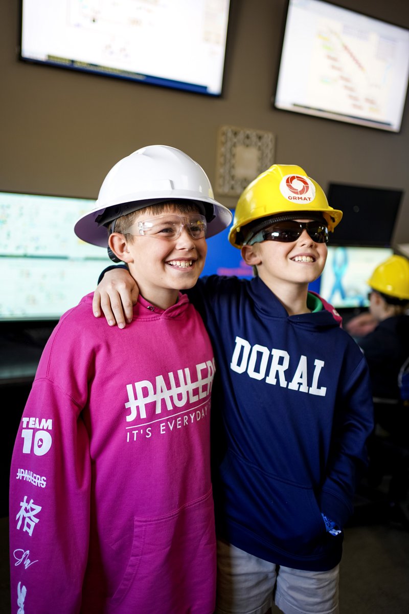 We were thrilled to welcome students from Doral Academy to our Steamboat Geothermal Complex to learn about the importance of #geothermalenergy. We believe that educating our youth about sustainable energy sources is the key to protecting our planet. #ClimateAction #Sustainability