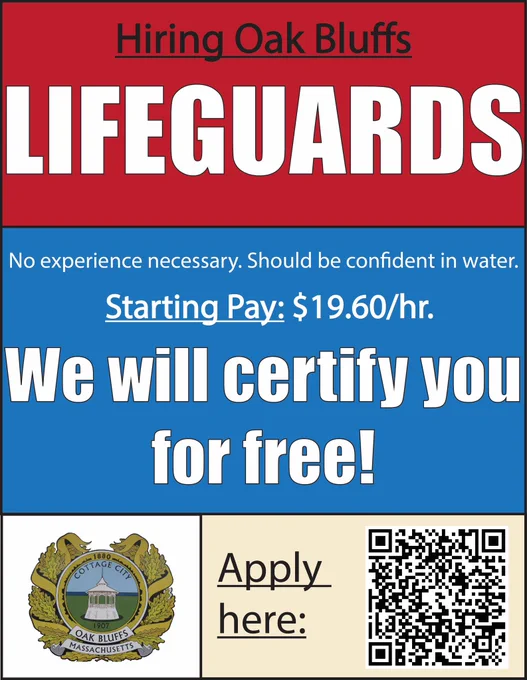 Image from Oak Bluffs Parks and Recreation Department (@OakBluffsParks)