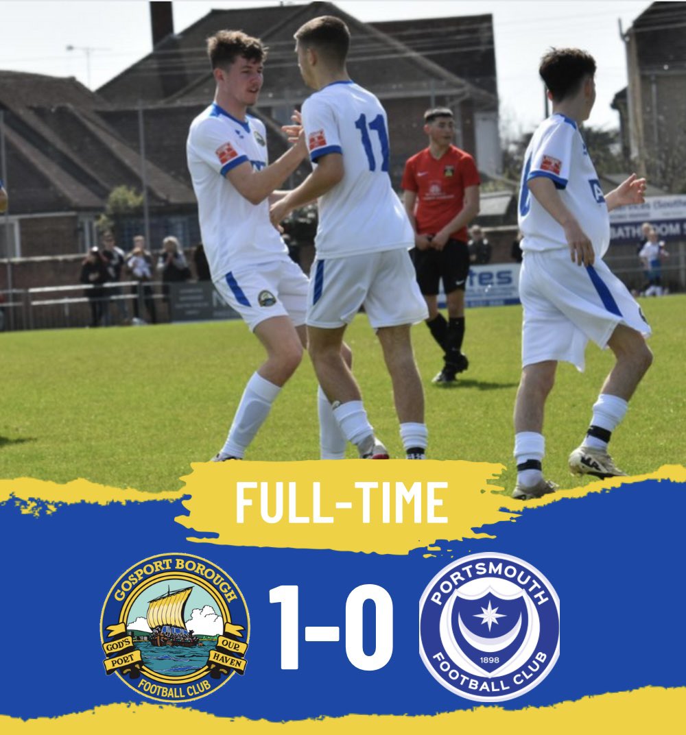 FT: WE’RE IN THE FINAL!!! 🏆 A goal from Max Blake on the 75th minute, gives BORO’ the 1-0 win against Portsmouth’s academy. We will play Royal Navy FC in the final… 👊 🟡 1-0 🔵 \\ #UptheBoro