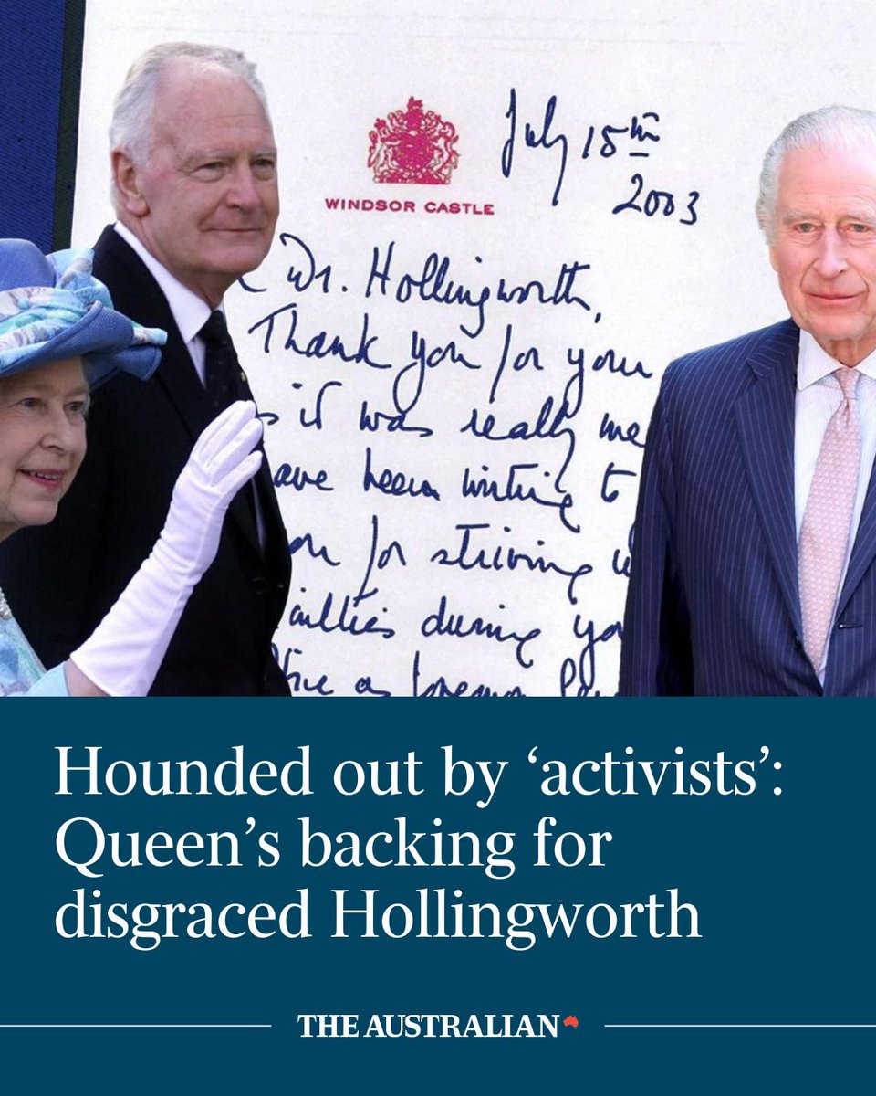 Queen Elizabeth II penned a letter to Peter Hollingworth after he resigned in disgrace as governor-general over his past handling of child sexual abuse as Anglican archbishop of Brisbane and lashed activists’ ‘horrid media campaigning’. Read more: bit.ly/3JVIbP6