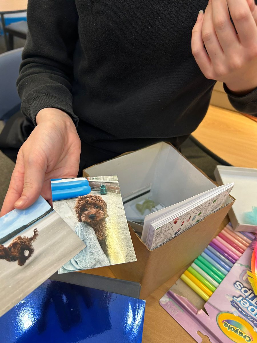 *CALM CLUB* Today at Calm club we made keepsake boxes to keep all things in that are special to us. Miss Langford gave us a journal to record our thoughts & worries 🥰 @satrust_ @meltontimes
