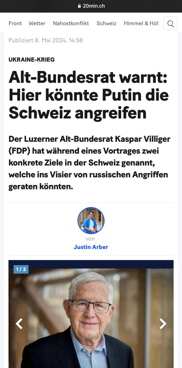 Ist Villiger nicht schon lange tot? 🤨 Er ist auf jeden Fall hirntot.