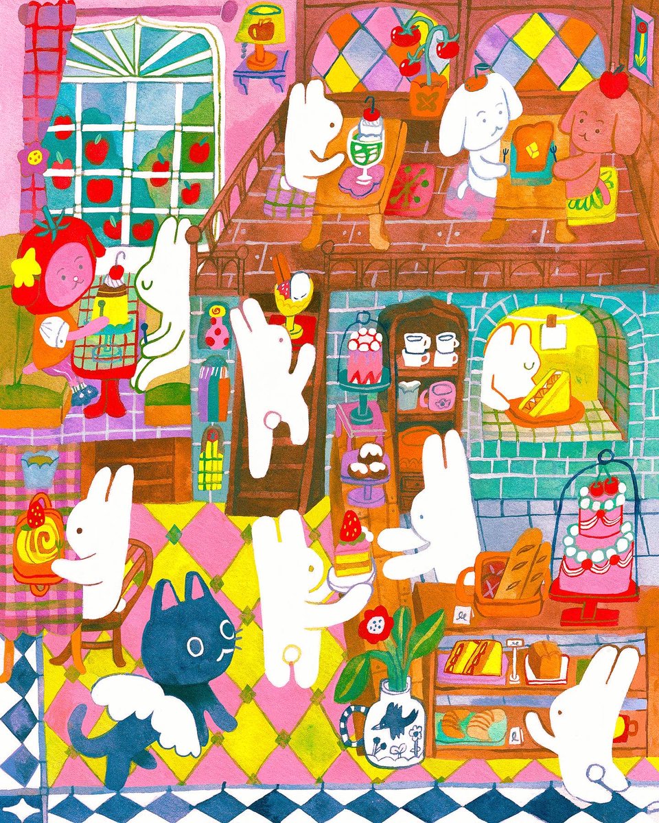 🍨 the rabbits cafe 🍒
