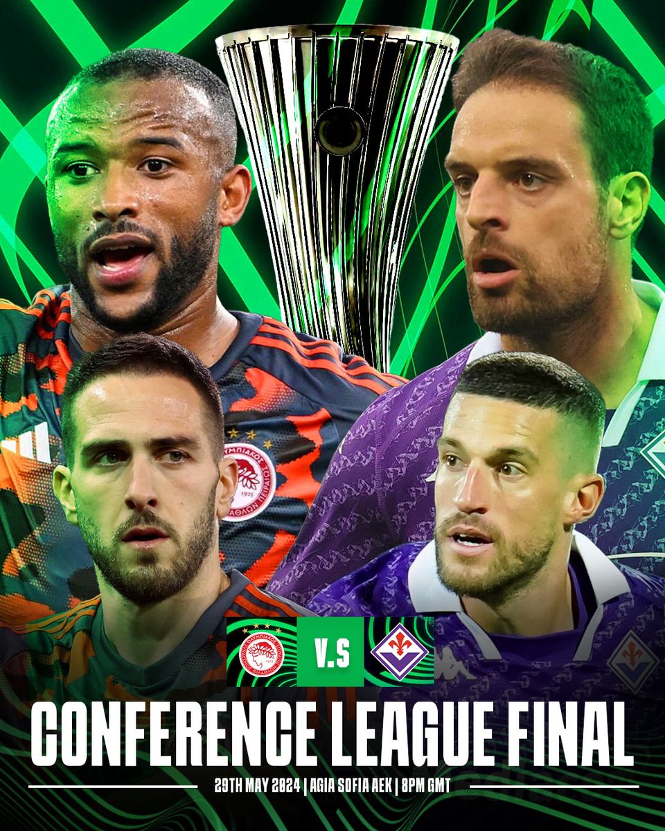 🚨🏆 Conference League final: Olympiacos 🆚 Fiorentina in Athens!