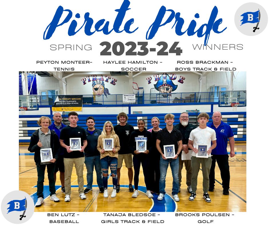 We are so proud of these Student-Athletes who were awarded the prestigious Pirate Pride Award for Spring Sports.  Congratulations!

📸 Mrs. Duncan