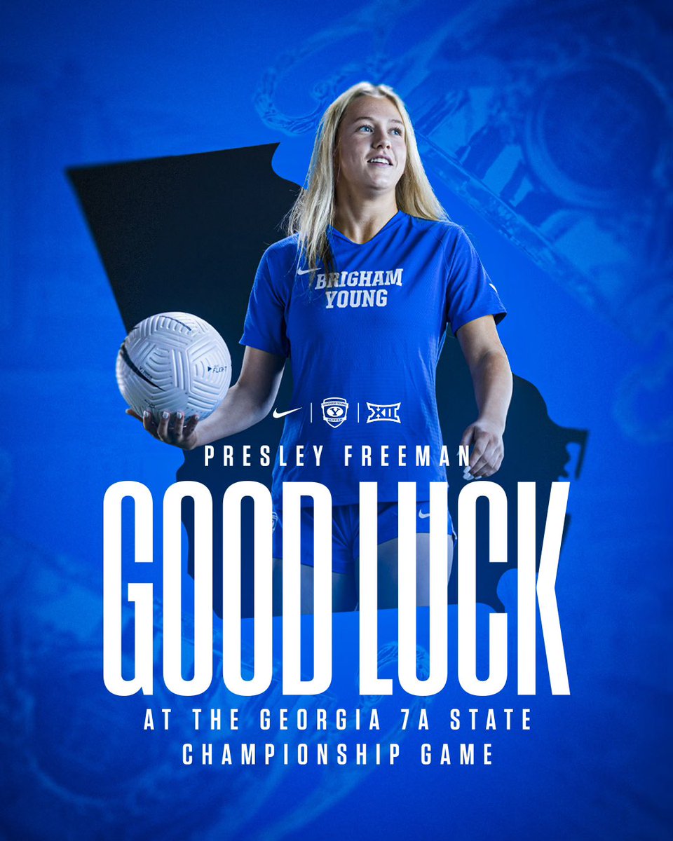Good luck @freeman_presley at the Georgia 7A state championship game🤍💙