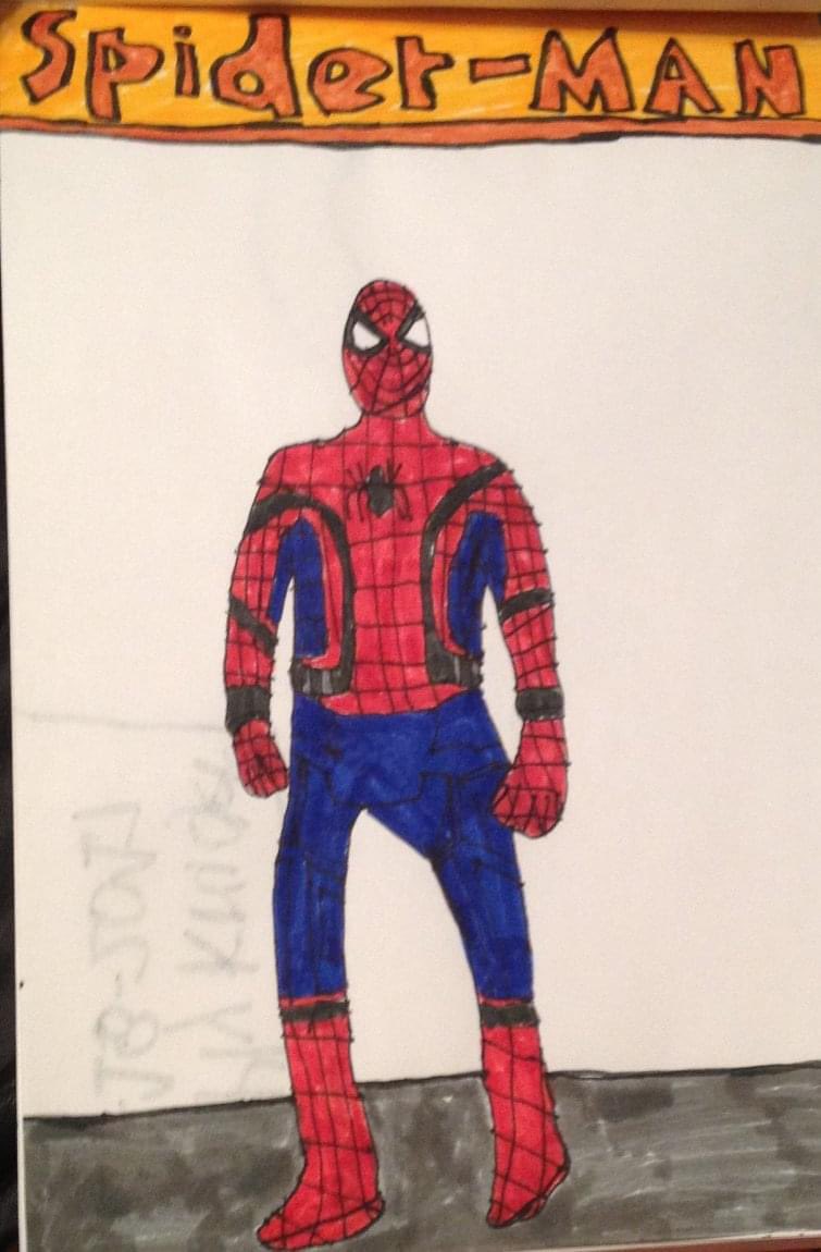 My Throwback Thursday artwork of Spider-Man #ThrowbThursday #throwbackart #SpiderMan #art #Marvel #sundevilemilysart #handdrawn