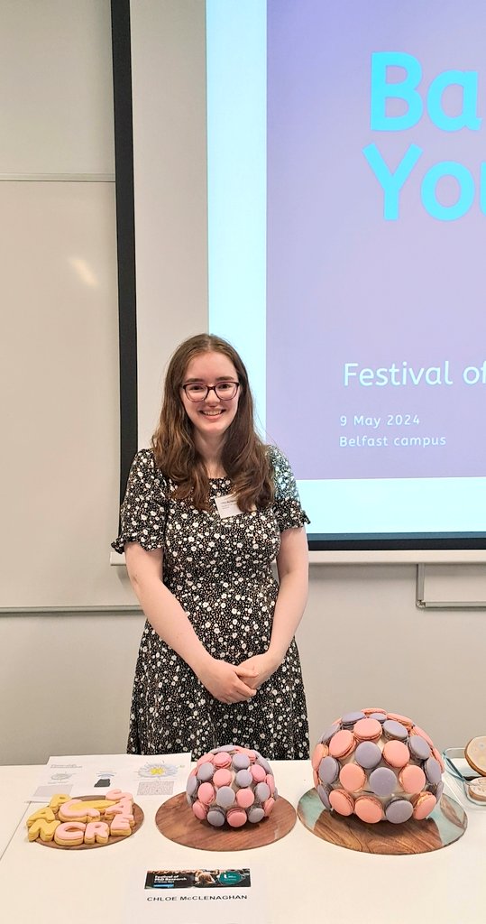 Congratulations to our very own Chloe McClenaghan, winner of the #BakeyourPhD competition!

Chloe uses Nanoemulsions for the Targeted Treatment of Pancreatic Cancer - also very handy with a macaron!

#WeAreUU
