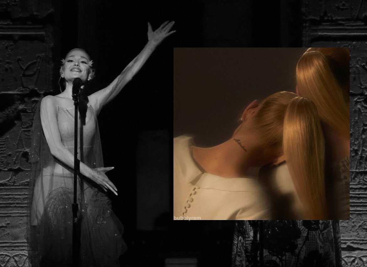 bubblyrem's tweet image. ariana showing us her best album