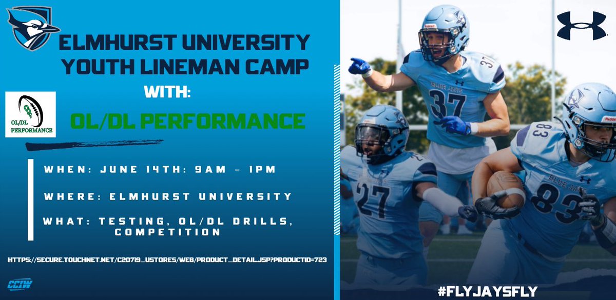 🚨 Major ODP Announcement 🚨 @ElmhurstU_FB, @CoachMadison_EU, and ODP are proud to bring Youth OL/DL athletes a one of a kind opportunity! Can't wait to get out on the field with some of the best young talent in suburban Chicago! Secure your spot today!