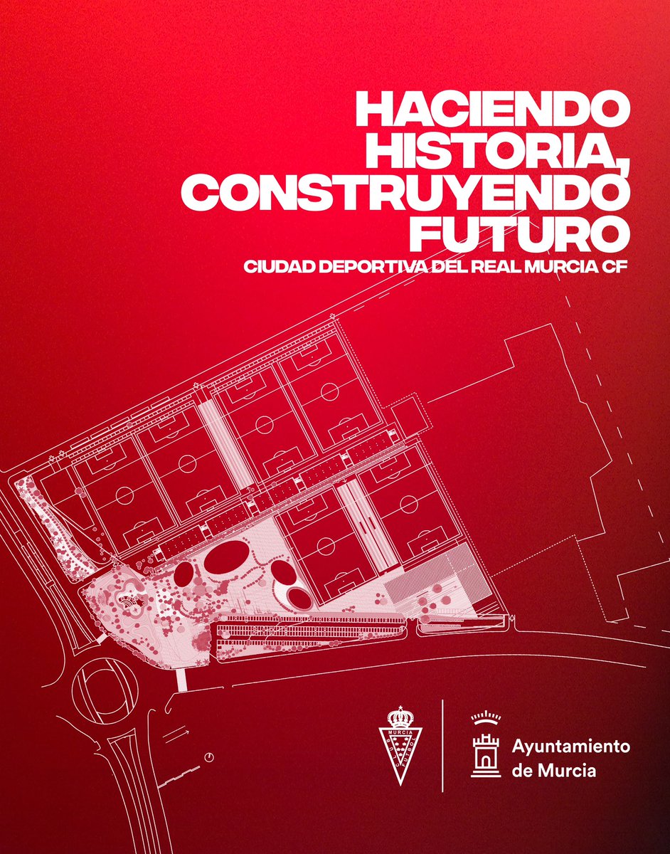 HACIENDO HISTORIA, CONSTRUYENDO FUTURO #CiudadDeportiva @realmurciacfsad @AytoMurcia