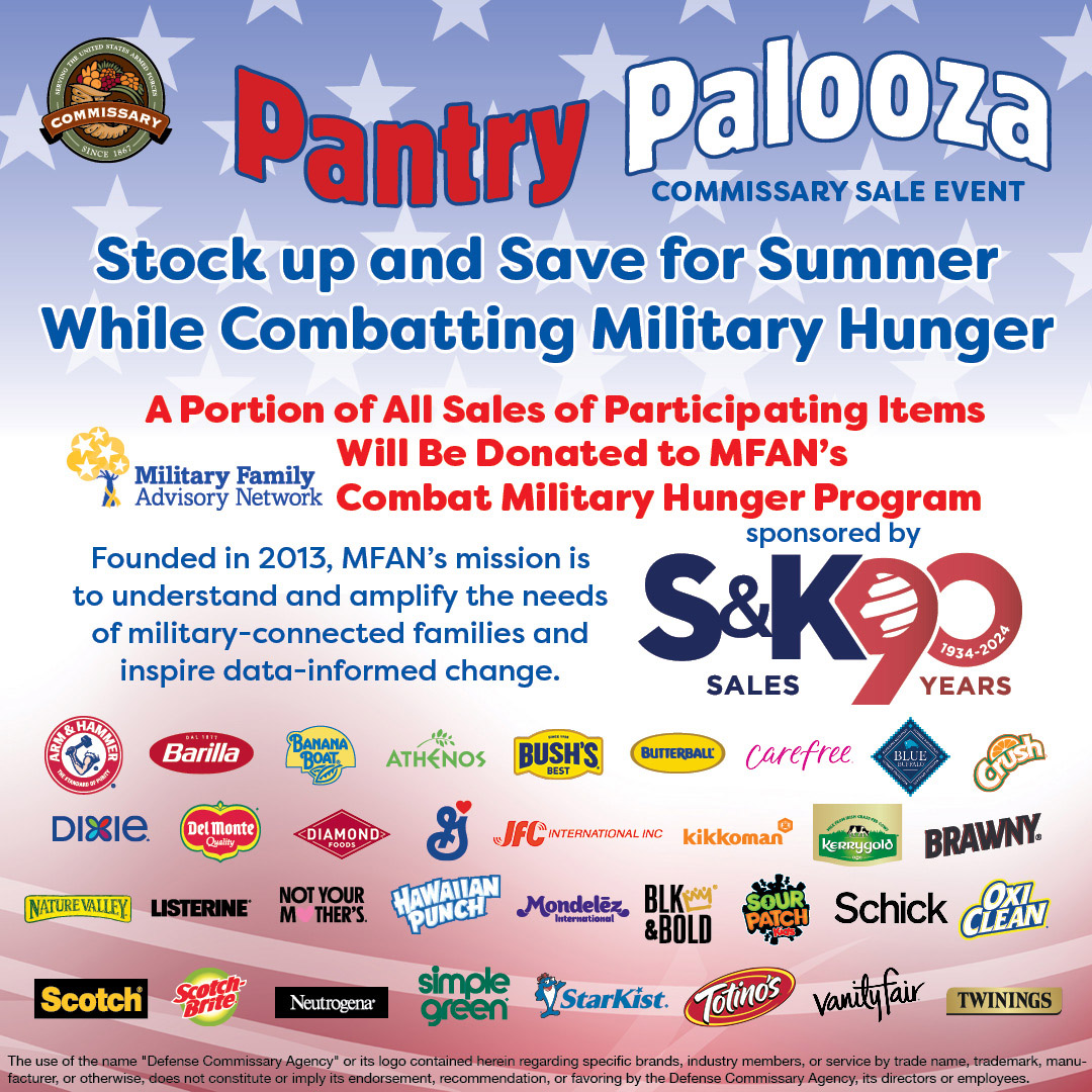 Prepare and save for summer while also addressing military hunger! @MilitaryFamilyAdvisoryNetwork