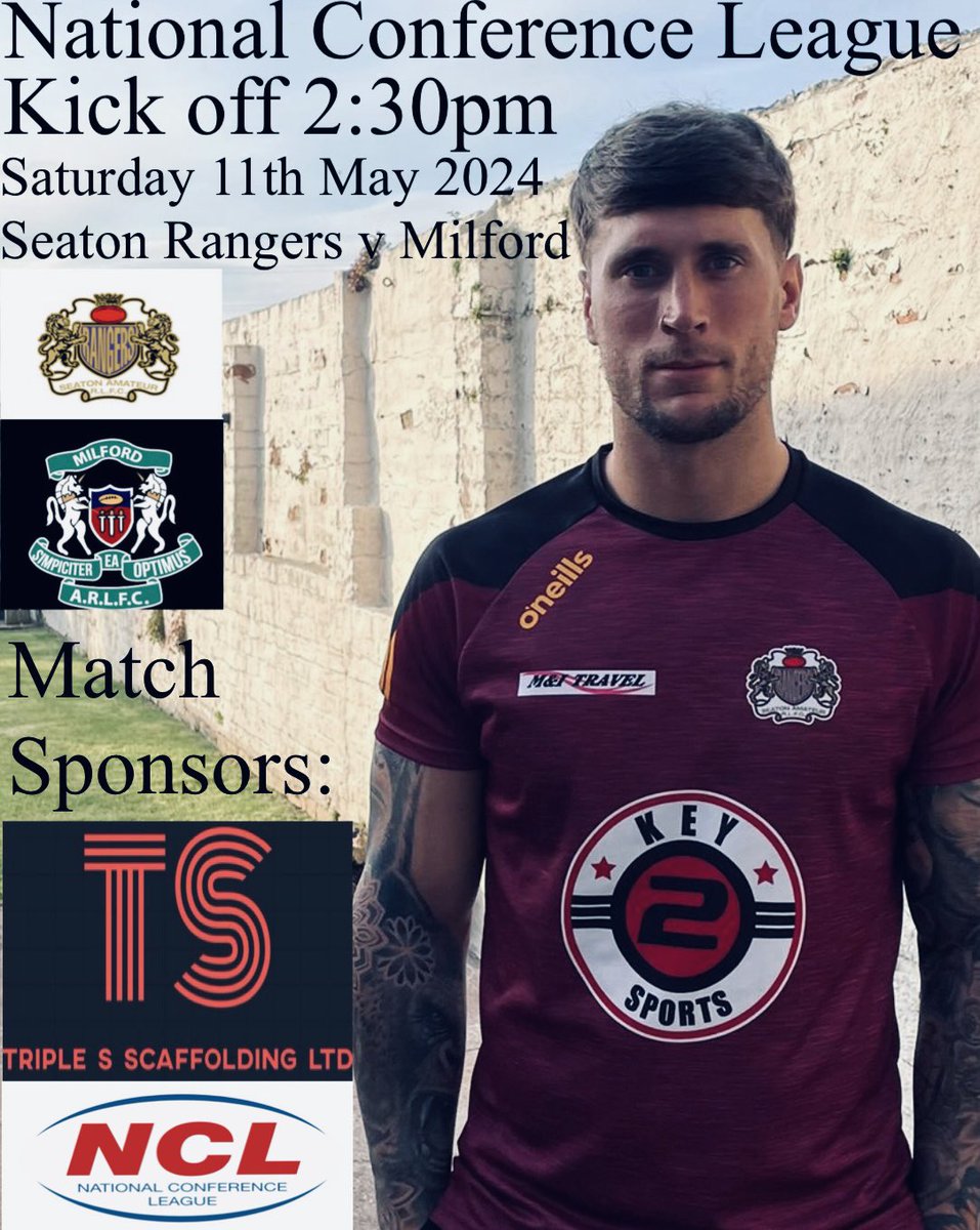 This Saturday the open age team entertain Milford in the National conference league. 

A familiar face returns to the Seaton Rangers squad with Caine Barnes in line to make his NCL debut for the club 

Kick off is 2:30pm 

Admission is 

Adults £3
Concessions £2
Under 16s Free