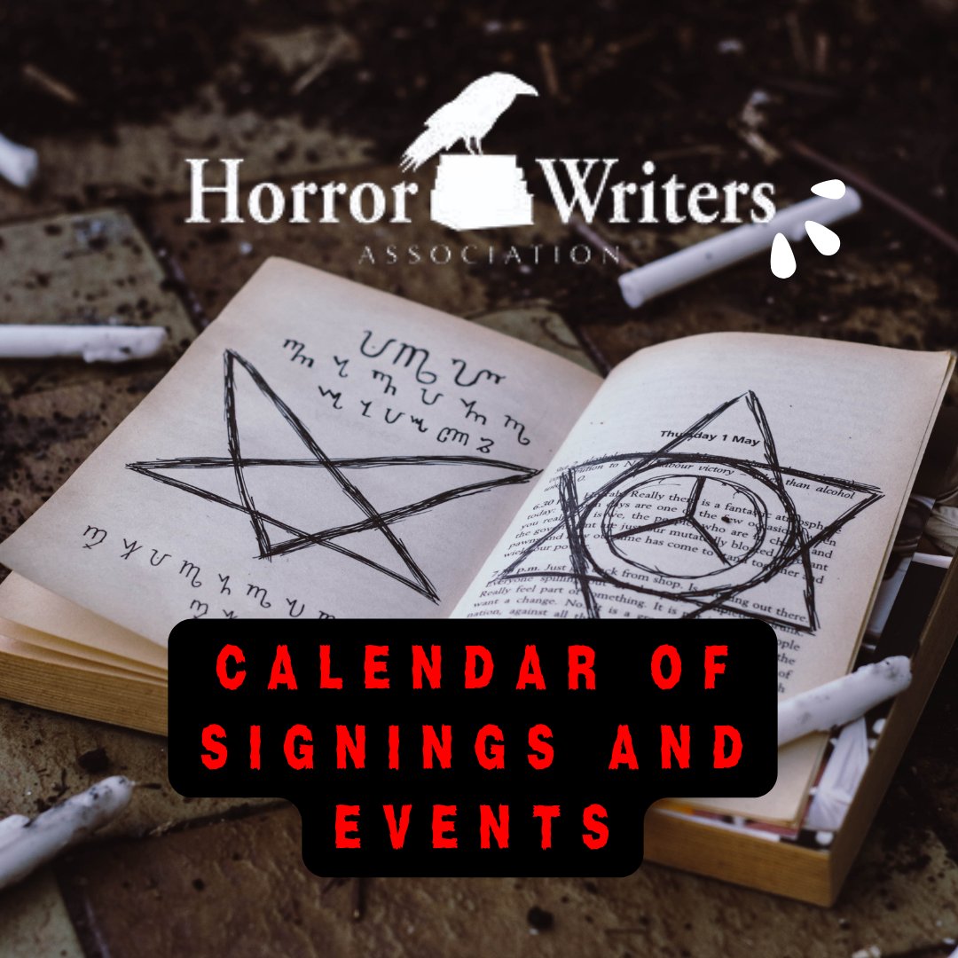 Are you a member of the HWA & have an upcoming book signing or appearance at an event? The deadline for submission is the 10th of every month to ensure it is included in the upcoming month’s newsletter. horror.org/dont-forget-to…