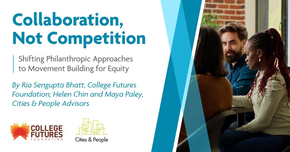 Are you a funder interested in #MovementBuilding? Over the past few years, we’ve been part of a Policy Ecosystem w/12+ nonprofits who collabed to advance #HigherEdEquity. @CollegeFutures/Cities & People Advisors offers takeaways for #philanthropy here: buff.ly/3WzEjuK