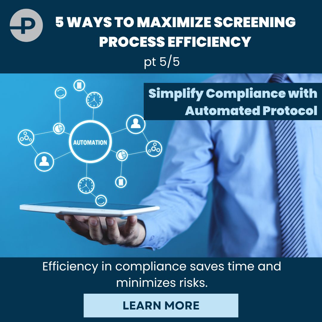 Pt 5/5 - Simplify Compliance with Automated Protocols Efficiency in #compliance saves time and minimizes risks. Let Peopletrail assist with pre-adverse and adverse action management, ensuring compliance and reducing legal concerns in your #hiringprocess. #ComplianceEfficiency
