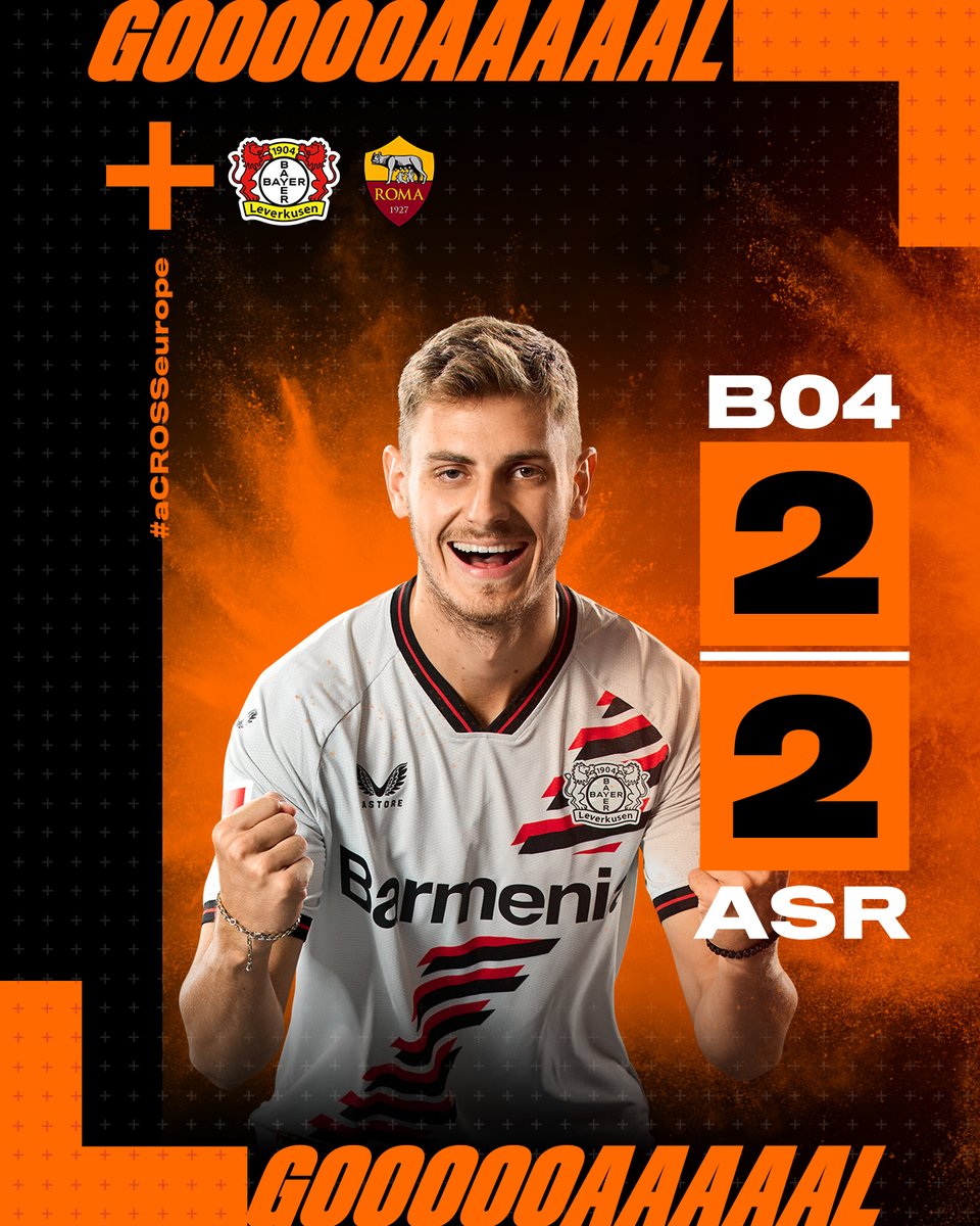 JOSIP STANISIC I LOVE YOU SO MUCH! 90' | 2-2 | #B04ASR | #Bayer04 #UEL #aCROSSeurope