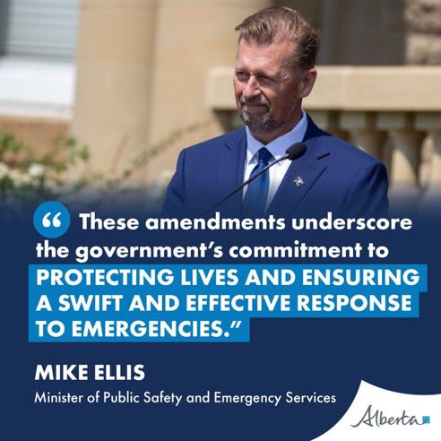 The priority in any emergency, big or small, is the safety and well-being of all Albertans. These amendments underscore the government’s commitment to protecting lives and ensuring a swift and effective response to emergencies. By providing clearer mechanisms for government