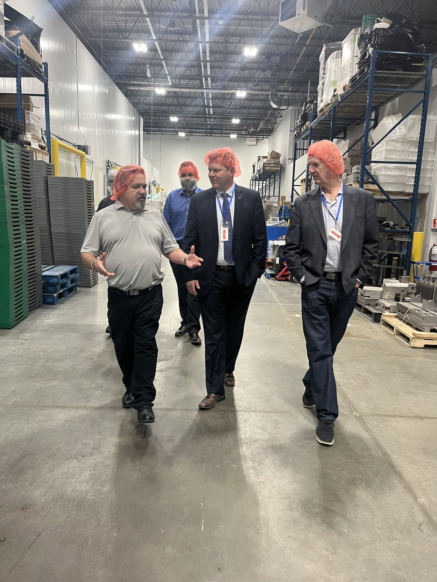 Thank you to Quality Fast Foods for the tour of your new state-of-the-art sandwich manufacturing facility in Edmonton this morning! Great to see this Alberta born, Alberta based company continue to grow and play a key role in the province’s food processing value chain.