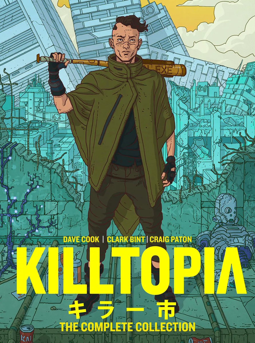 The Killtopia hardback collection hits the UK + US on Sept 24th via Titan Comics / <a href="/ComicsTitan/">Titan Comics</a>

It’s a cyberpunk series about high tech killers hunting a horde of mecha that have infested Neo Tokyo

Preorder online or at your local comic store: tinyurl.com/5x82dh48

RTs = ♥️