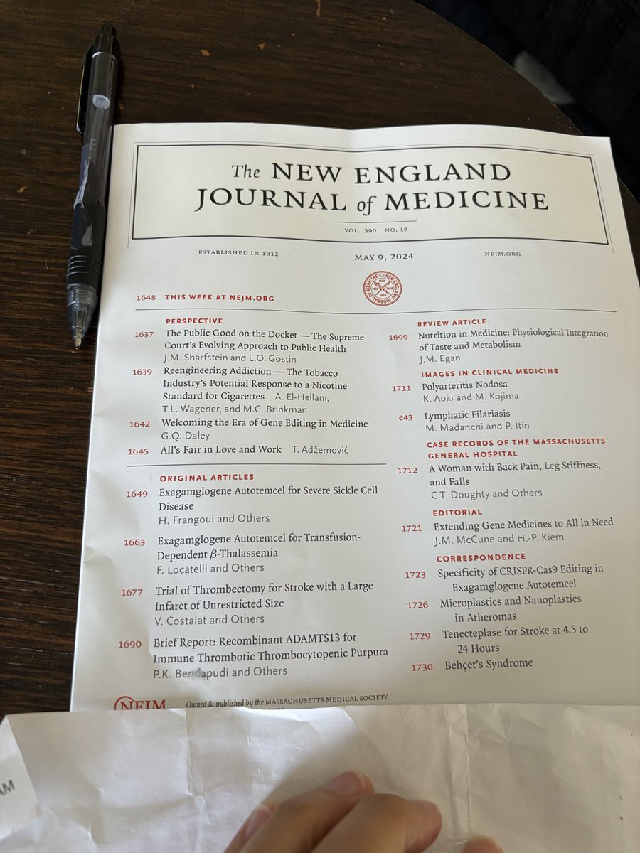 What an exciting time to be a hematologist/BMT/cell therapist doc! All 3 of 4 original articles with new exciting therapies in our field. Med students make sure you rotate on BMT so you get a taste of the magic and science fiction that is our job.