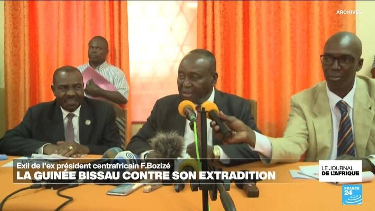 Journal de l'Afrique - Centrafrique : La Guinée-Bissau contre l'extradition du président François Bozizé
➡️ go.france24.com/vK9