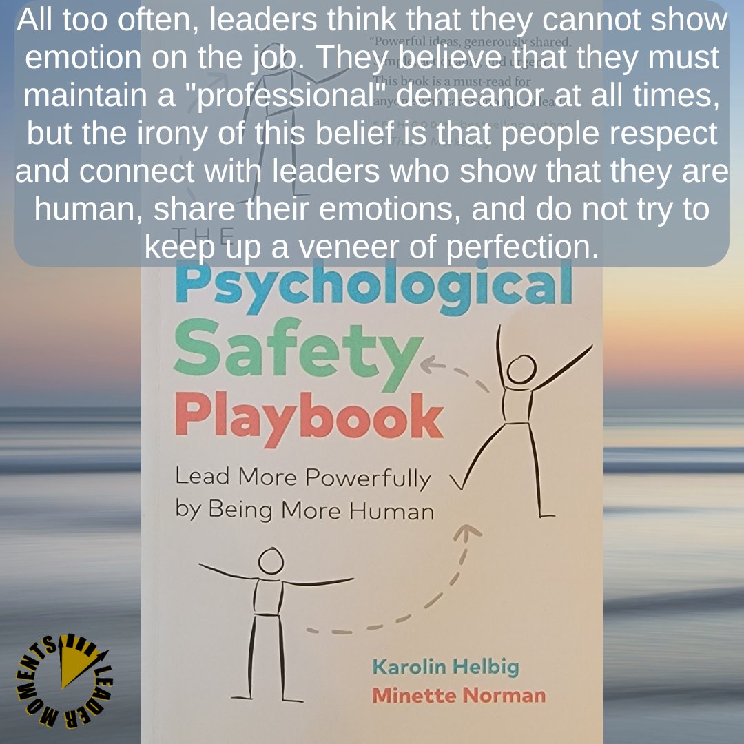 Are you willing to show your true self at work as a leader? Being human sets the example for others to be themselves.

#leadership #influence #emotion #psychologicalsafety #psychologicalsafetyplaybook @minettenorman