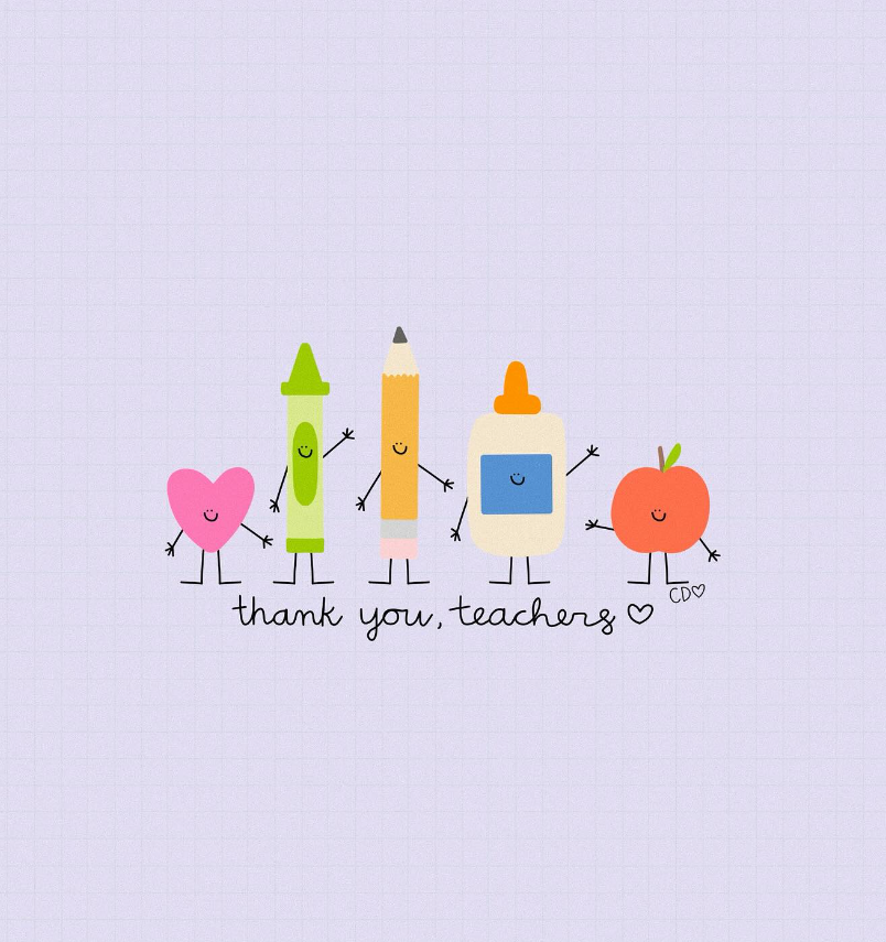 Happy #TeacherAppreciationWeek to all the amazing educators out there! We appreciate all that you do! 💖 📸 credit: shop.callie.danielle (IG)