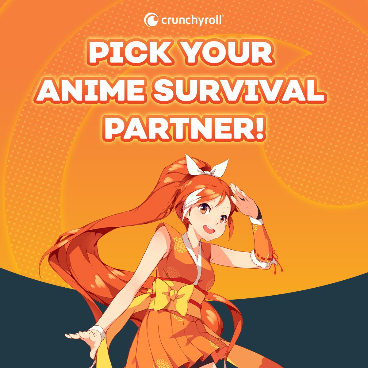 Which anime character would you team up with for a survival challenge? Reply with a GIF!