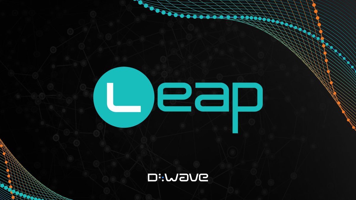Don’t wait - start benefitting from quantum computing today! Our Leap™ quantum cloud service makes it easy for developers with Python skills to build quantum apps now. Join a vibrant community and tackle highly complex problems.  dwavesys.com/solutions-and-… $QBTS