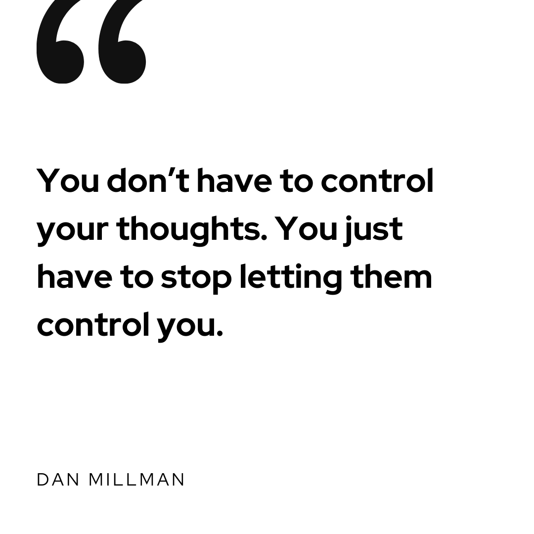 The next time you find your thoughts are negative toward yourself or others, take note of what you are doing or who you are with. Most of the time we can avoid putting ourselves down by avoiding the behaviors that trigger the "put-downs".