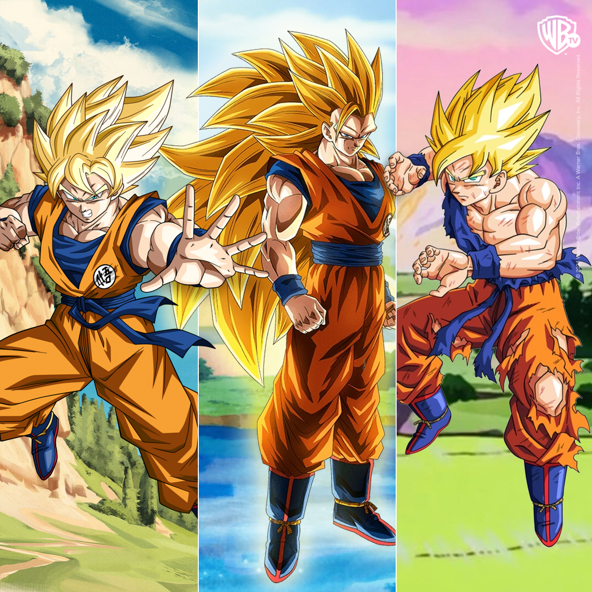 Momentos épicos que marcaron mi infancia: estos tres. ¿Cuál fue su transformación favorita? #GokuDay