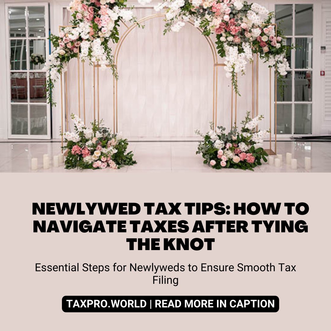 📝 Planning your wedding checklist? Add these tax tips! From updating your W-4 to reporting name changes, here's what newlyweds need to know for tax season. More info: bit.ly/3w6dsvx  
#Newlyweds #TaxTips #IRS #Marriage #TaxFiling