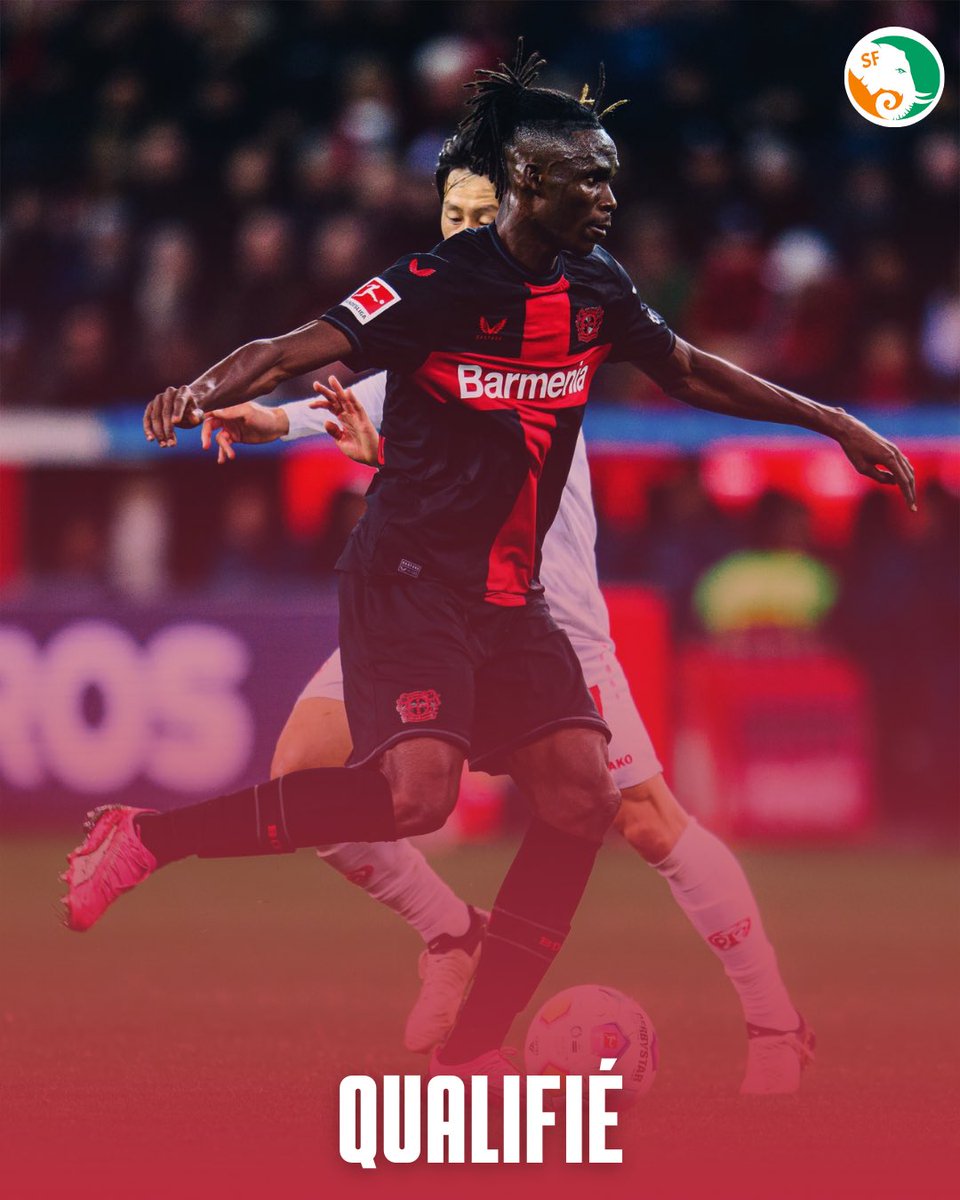 🚨 OFFICIEL : Odilon Kossounou se qualifie en finale de l’Europa League avec Leverkusen ! 🇨🇮🤩

Notre champion d’Afrique est en route pour réaliser le QUADRUPLÉ ! 🏆😍