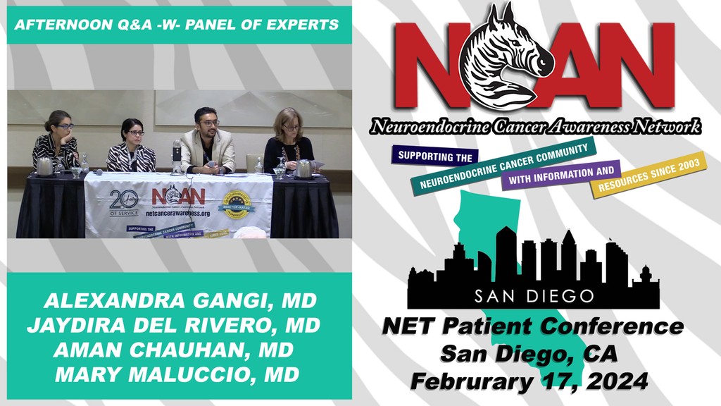 We've got brand new content from our NET Patient Conference in San Diego, CA on our YouTube Page! Check them out now! youtube.com/@neuroendocrin… #NeuroendocrineCancer #NeuroendocrineTumor #NETs #ZebraStrong #NETCancerAwareness #NCAN #CancerSupport