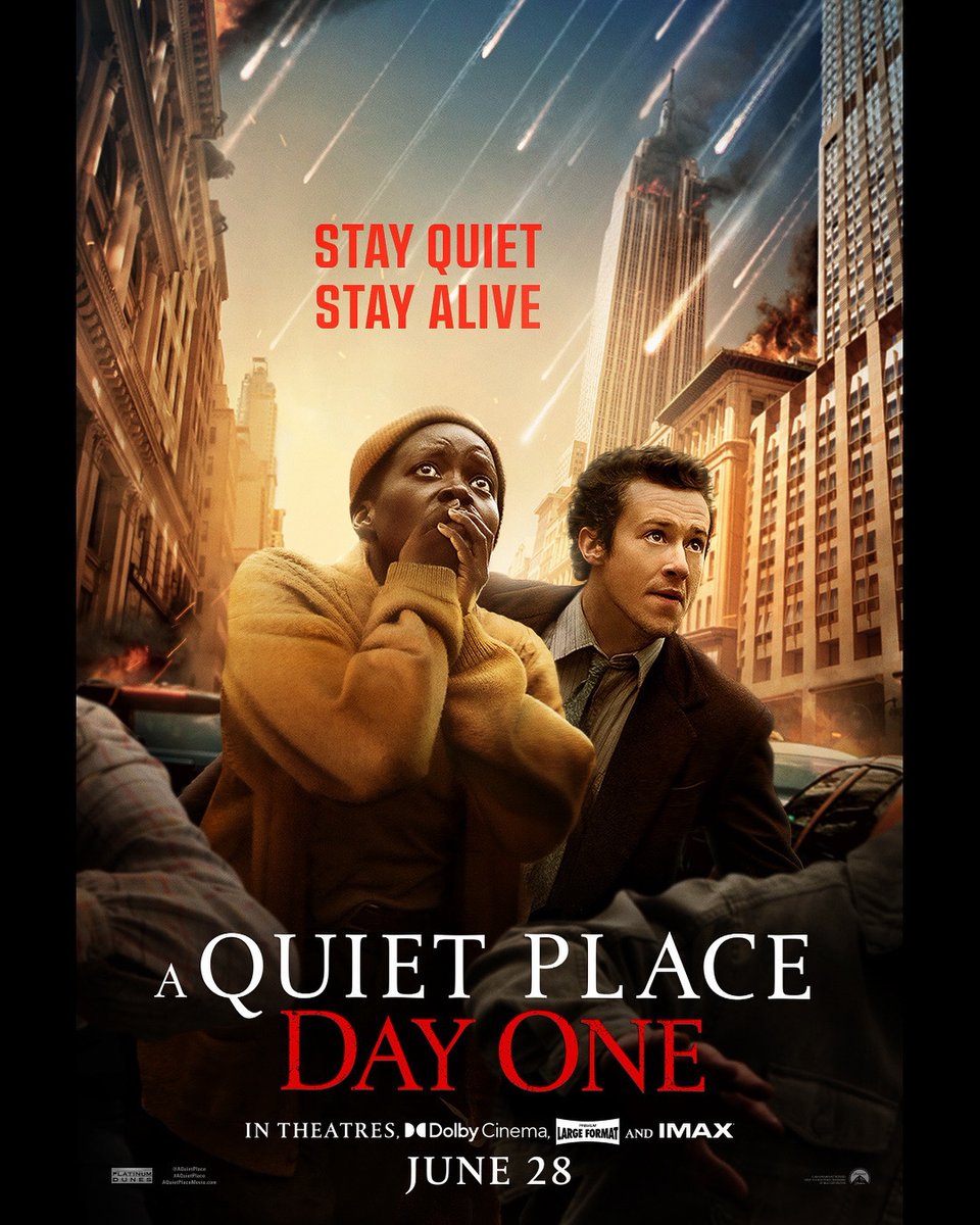 Stay quiet. Stay alive. Experience #AQuietPlace: Day One in theaters June 28. Head here to watch the trailer & sign up for FanAlerts👇 fandan.co/AQuietPlaceDay…