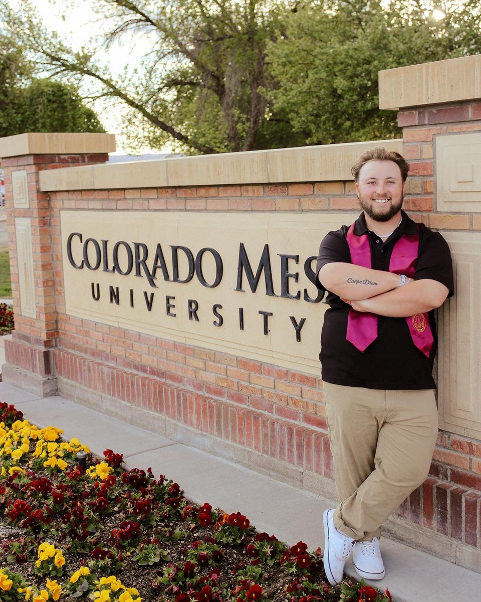 Once a Maverick, always a Maverick 🤘 9 more days until Spring 2024 Commencement! 📸: laurenisabellephotography (IG) 🎉 Want to be featured on our page? Tag or DM @ColoradoMesaU your grad photos 🎓 #CMesaUGrad #ClassOf2024