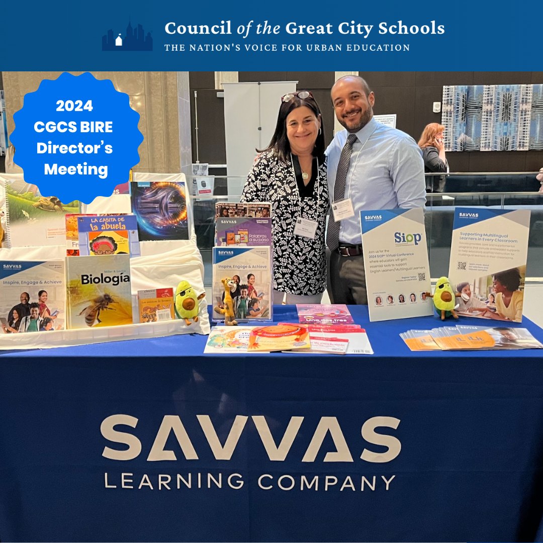 We're grateful for the opportunity to engage with so many passionate #edleaders at the #BIRE24 conference!

#K12 #MLLchat @GreatCitySchls Savvas.com