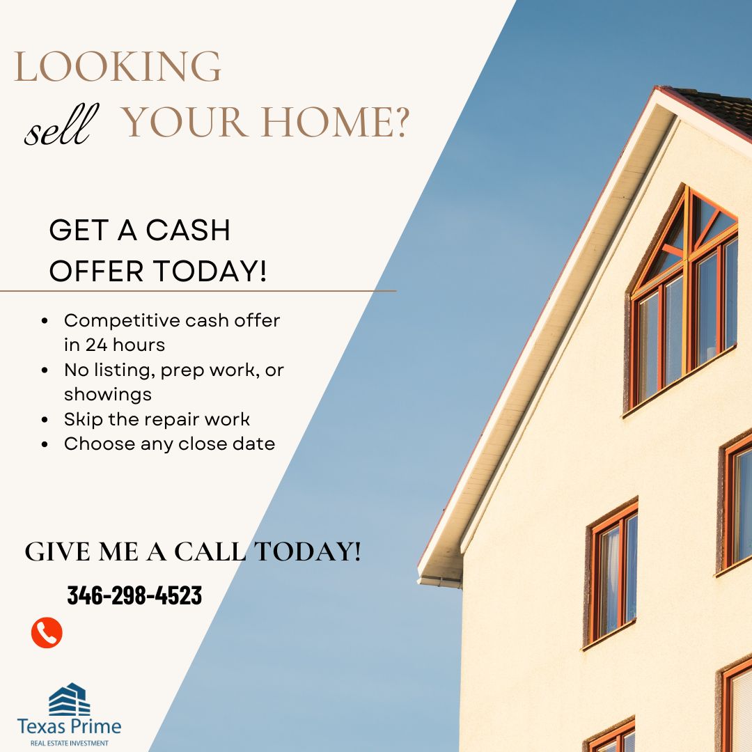 TexasPrimeREI's tweet photo. Say goodbye to the hassle of traditional selling methods! 📷

Get a cash offer for your home within 24 hours and skip the stress of listings, prep work, and showings. 📷📷
Ready to make your move? Let's talk cash offers today! 📷
📷 346-298-4523 https://t.co/lamKkWRS8A