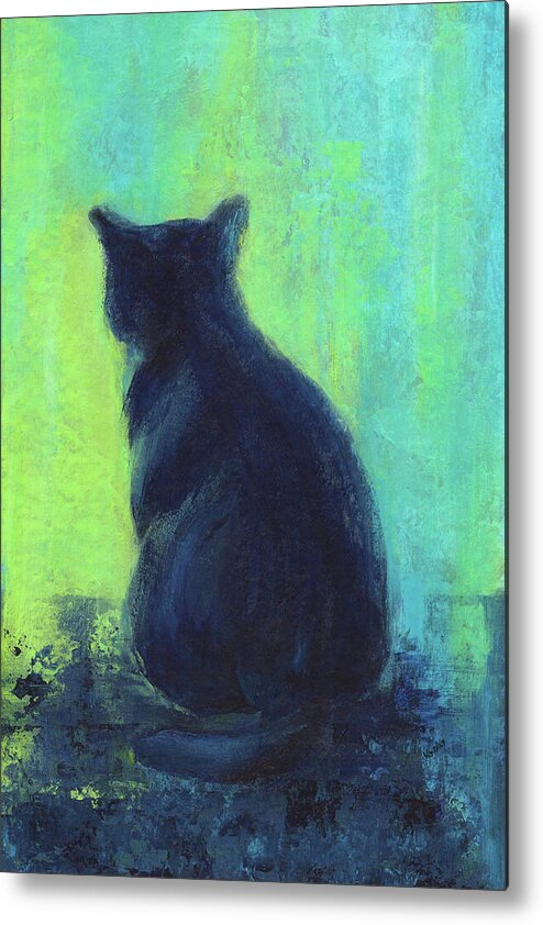 Enjoy my new addition to my collection of cat paintings - Cat watching the world - hand-painted acrylic painting karen-kaspar.pixels.com/featured/cat-w… #art #painting #cats #caturday #CatsOfTwitter #wallartforsale #BlackCat