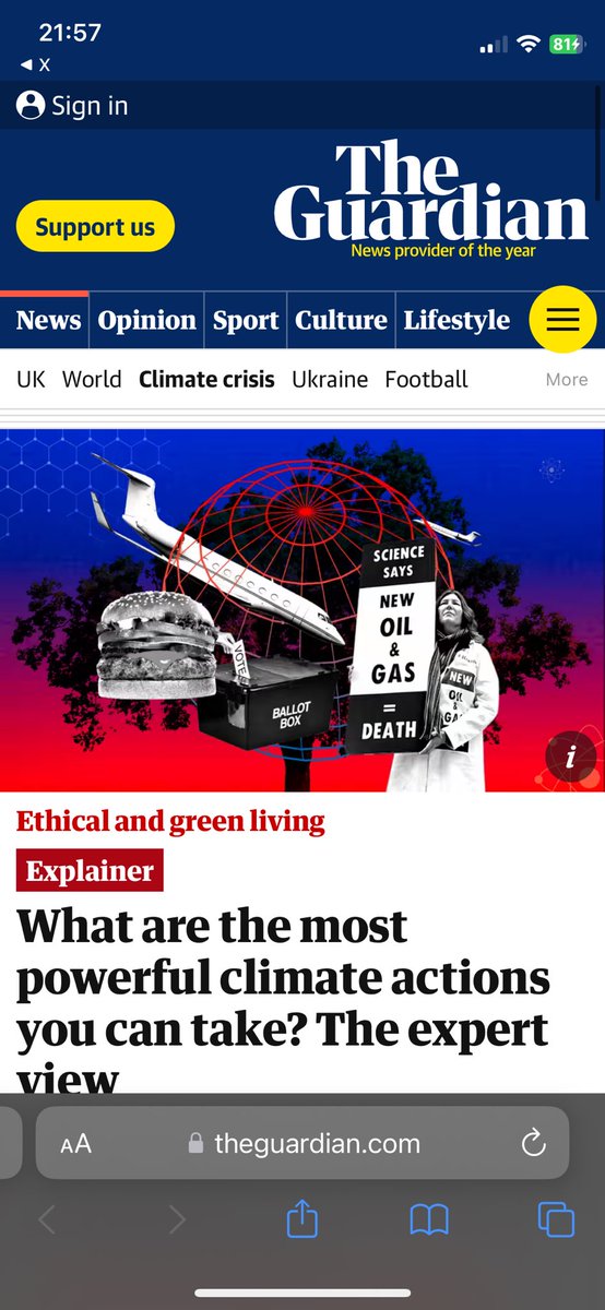 Great to see fellow member of @ScientistsX, @LynnBjerke, in the main photo from this article in the Guardian today. Contrary to the opinions of the climate scientists interviewed, the potential for change is much greater through protest than voting.