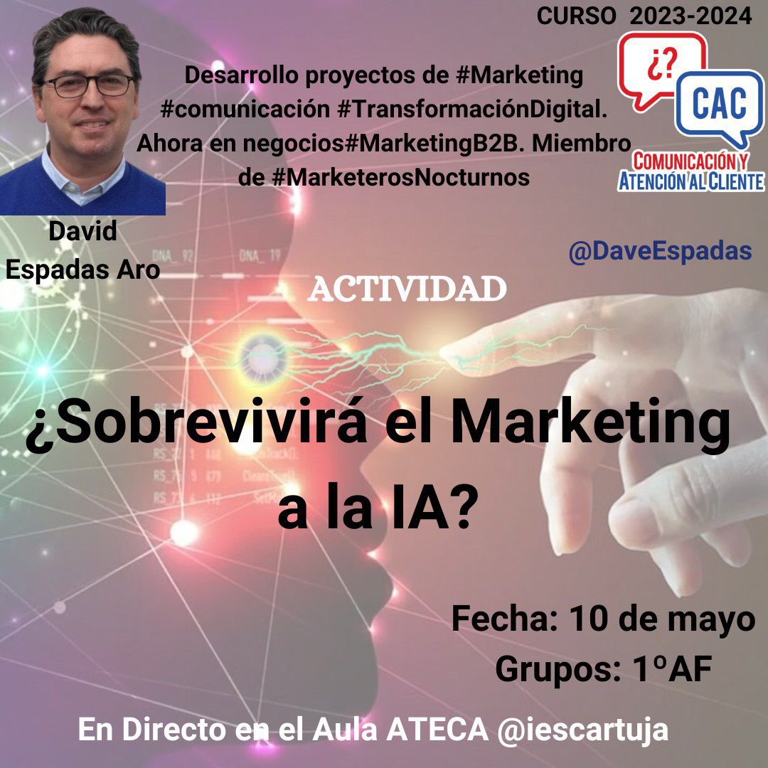 Buenas noches, recordad que mañana a las 8:15 empezamos el día con la charla de <a href="/DaveEspadas/">🟣 David Espadas 🏍</a> 😎🥱. #CyACartuja #reporterotuitero