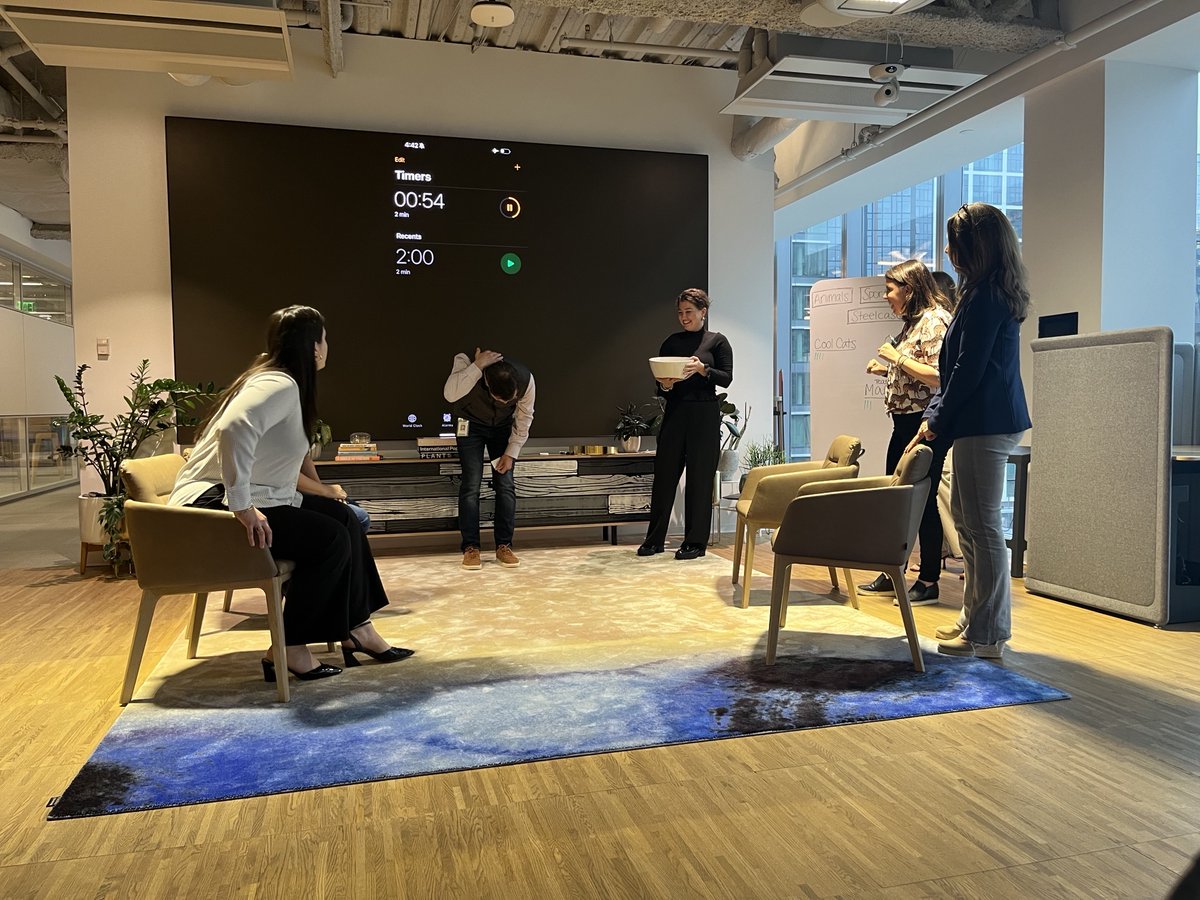 🎉 Had a blast at last night's Charade Game Night hosted by Steelcase in our Boston WorkLife!

Thanks to everyone who joined in for a night of laughter, fun, and friendly competition 🎲🌟

#GameNight #BostonWorkLife #CommunityFun