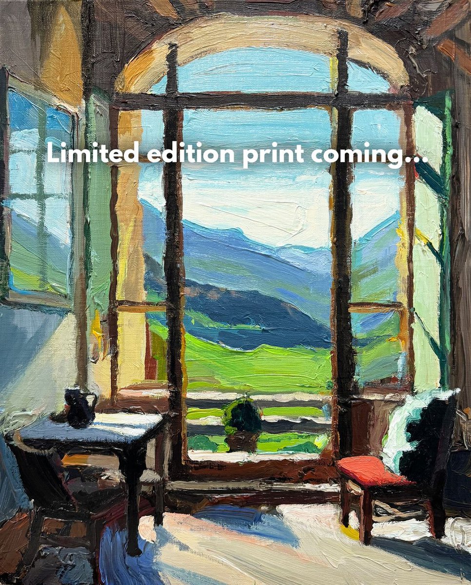 Hi folks! Just a heads up that limited edition prints of “Landscape at Cantabria” are coming 🤗 ⬆️Don’t forget that to get early access you need to be on my email list. If you haven’t already, click on the link in my profile above that says “Print Drop” to get early access⬆️