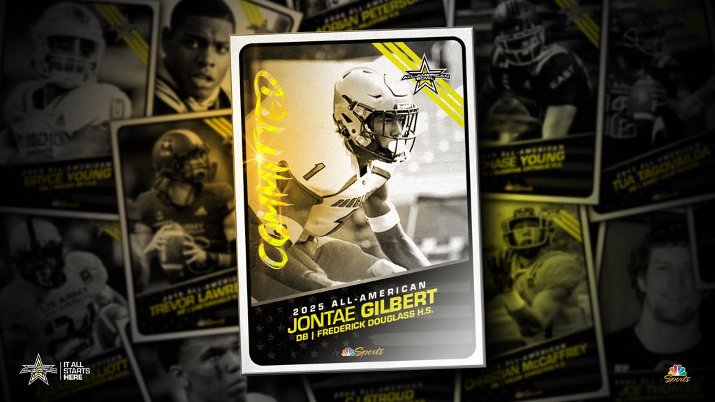 Chalk Up Another One 🖊️ ⭐️⭐️⭐️⭐️ Jontae Gilbert (@J7ontaeGilbert) has accepted his invitation to the 2025 All-American Bowl #AllAmericanBowl 🇺🇸
