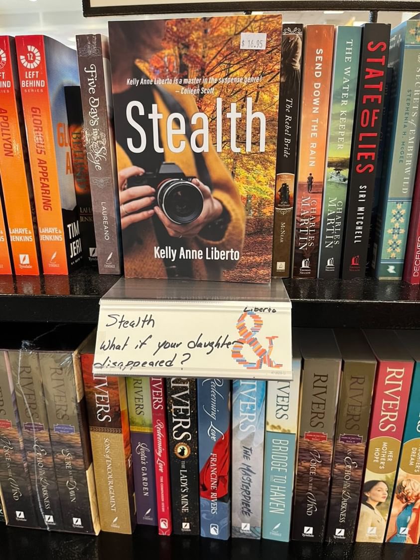 Kelly Anne Liberto (@kellyliberto) on Twitter photo #Stealth on the #shelf <a href="/BNBethlehem/">Barnes & Noble</a>! Get a copy for your mom. She’ll love you for it. #books
#bookstores #brickandmortar #Stealth on the #shelf <a href="/BNBethlehem/">Barnes & Noble</a>! Get a copy for your mom. She’ll love you for it. #books
#bookstores #brickandmortar