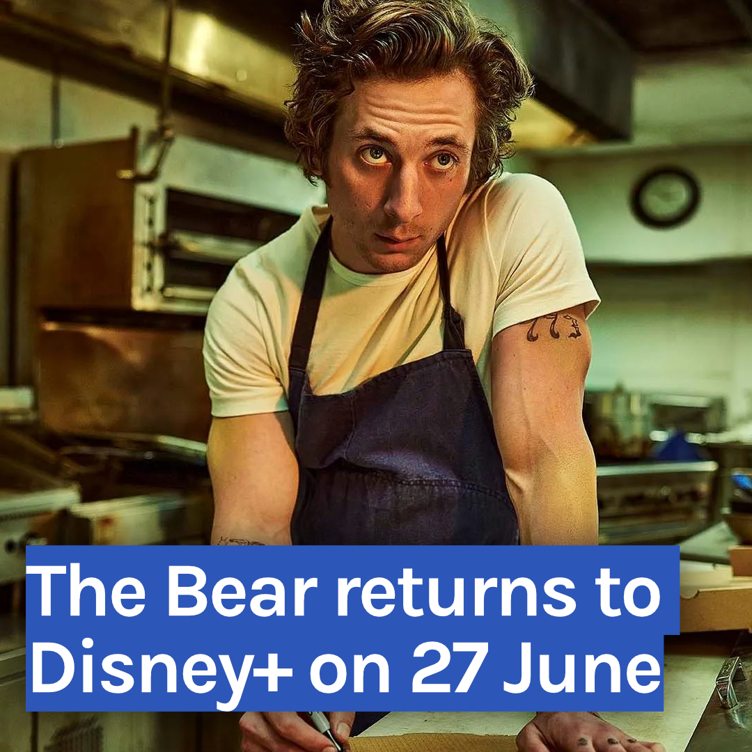 A third helping of the FX series The Bear will be released on Disney+ in the UK on 27 June 2024.